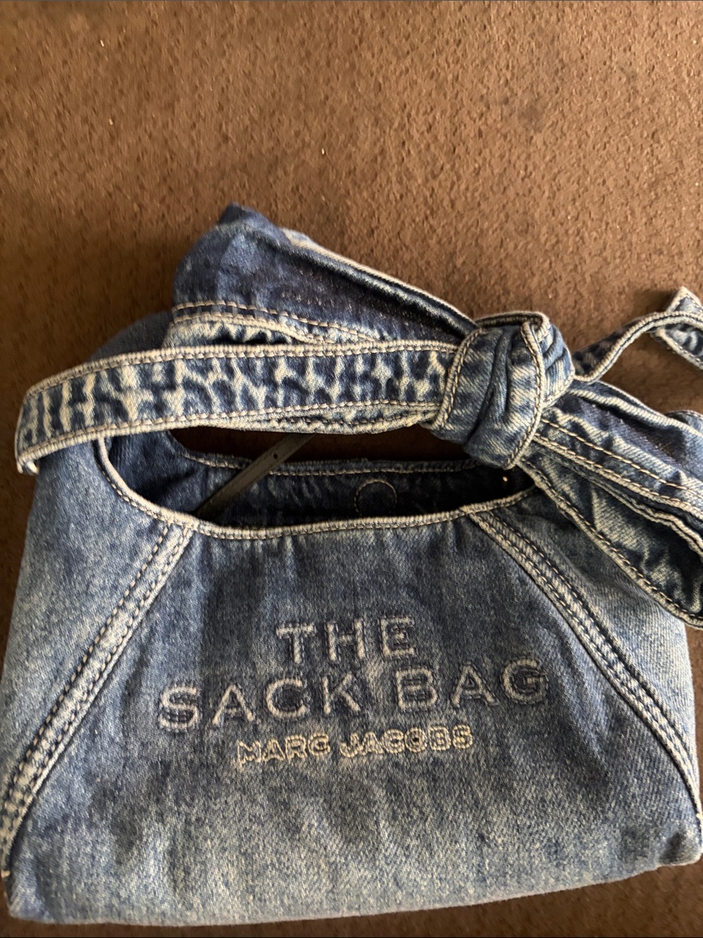 Marc Jacobs Denim The Sack Bag - Blue - Picture 2 of 8